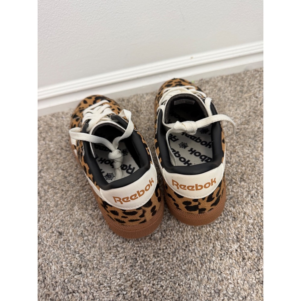 Reebok Club C Grounds UK Shoes – Cheetah/Chalk – Women's Size 7 – NWOT - Picture 3 of 5